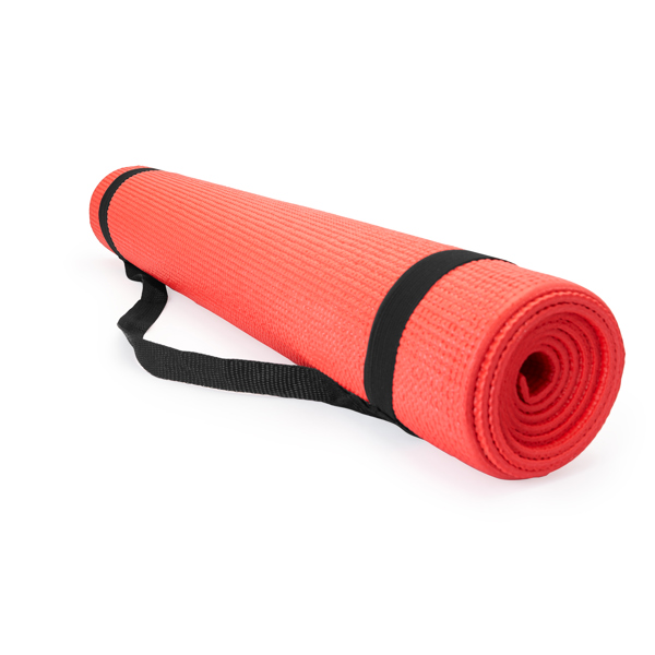 Ligera esterilla de yoga CHAKRA de PVC (ROJO)