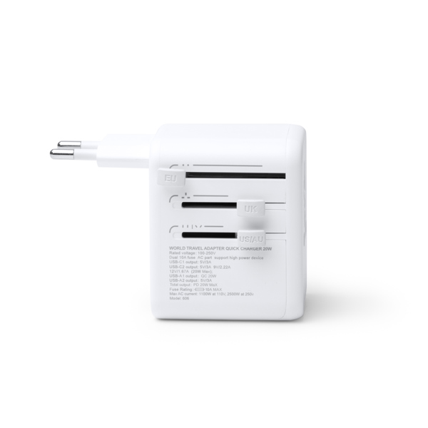 Adaptador de enchufes para viajes WATIK