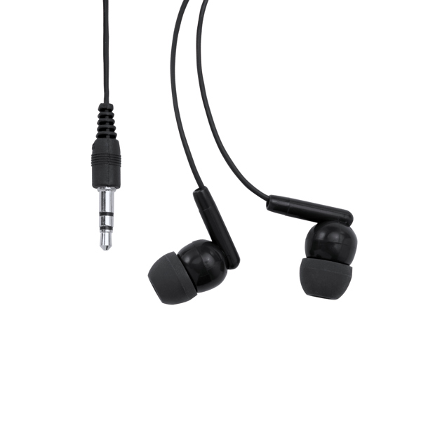 Auriculares presentados en práctica funda transparente PUNK de PVC