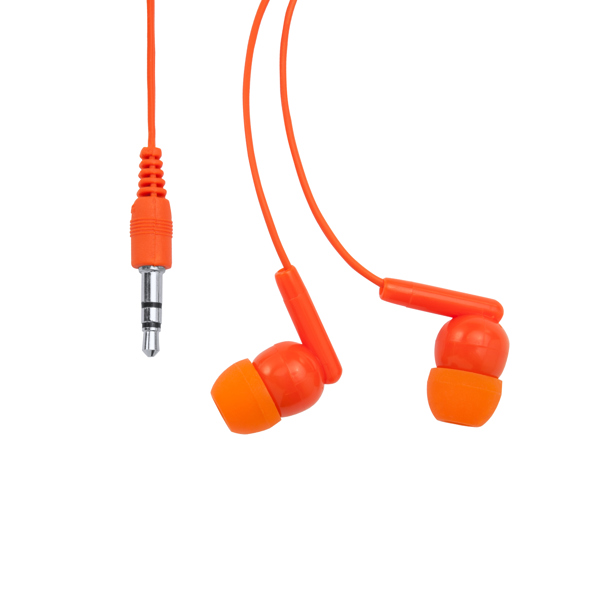 Auriculares presentados en práctica funda transparente PUNK de PVC