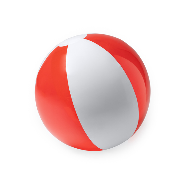 Balón inflable YAZOS de PVC (ROJO)