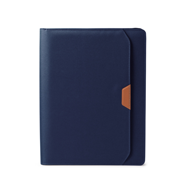 Carpeta A4 multiusos de RPET 600D y PU Leather VELIZ de poliéster reciclado y PU leather 600D