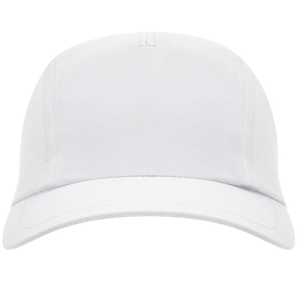 Gorra técnica de tres paneles MERCURY transpirable (BLANCO)
